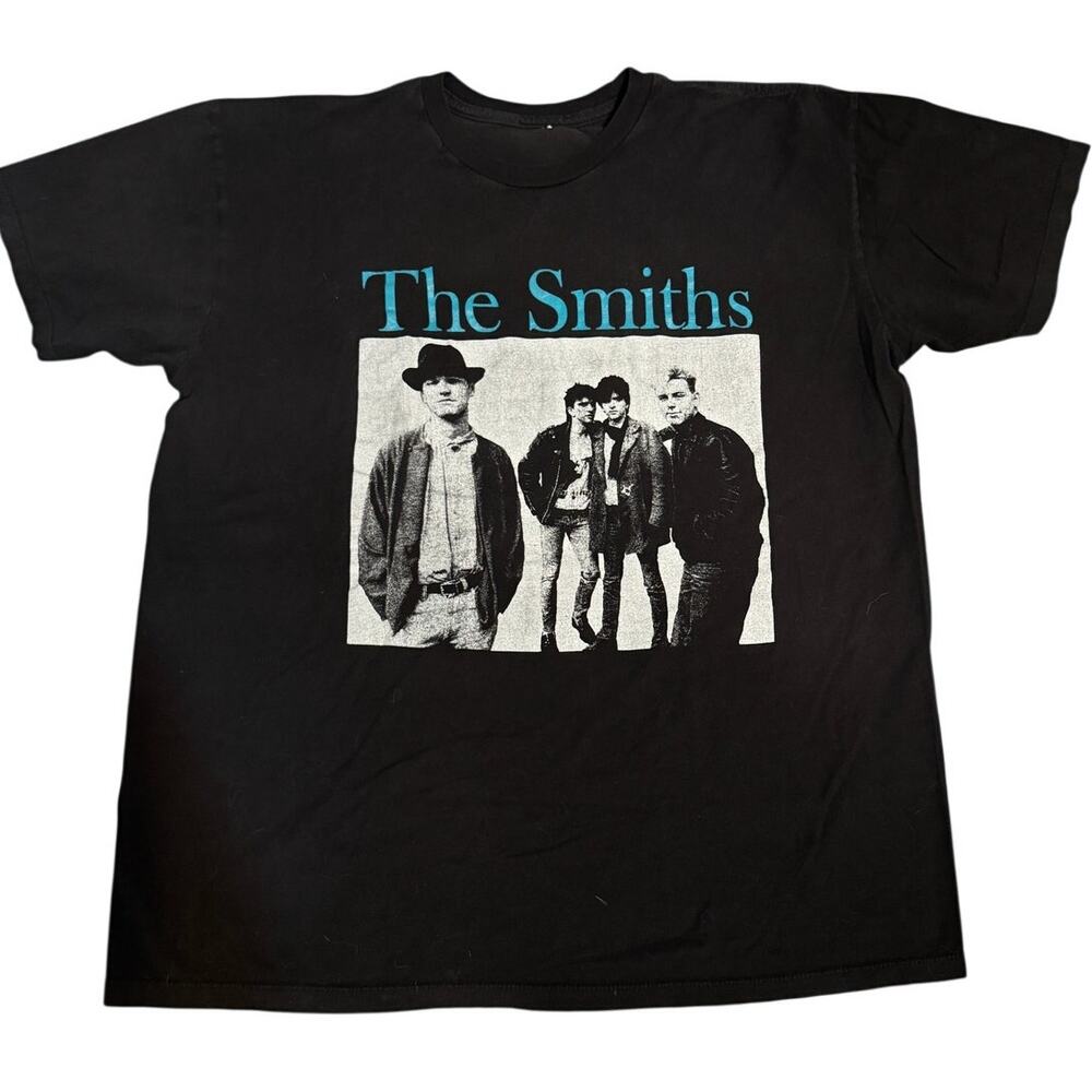 Vintage Late 90s The Smiths Shirt Boxy XL Tubular No Side Seams Band Tee